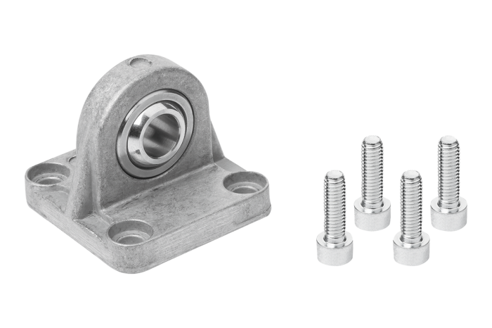 Swivel flanges, spherical for ISO 15552 / 21287