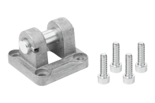 Pneumatic cylinders &ndash; Swivel flange clevis-type with rotation lock for ISO 15552 / 21287