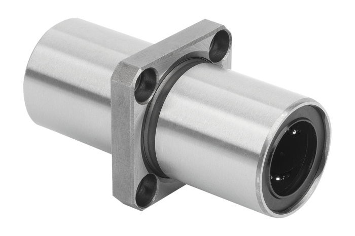 Lineární kuličkové ložisko se středovou přírubou, čtvercové provedení