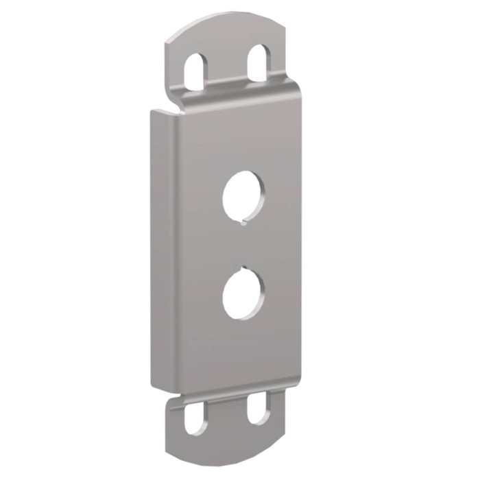 Cover for heavy duty budget latch - square 8x8