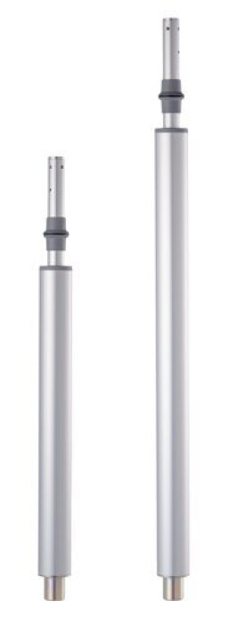 Height adjustable locking rod with lift assist