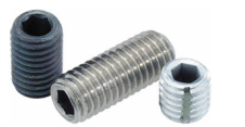 Nuts &ndash; Grub screws with flat point hexagon socket DIN EN ISO 4026