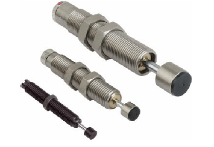 Adjustable industrial shock absorber