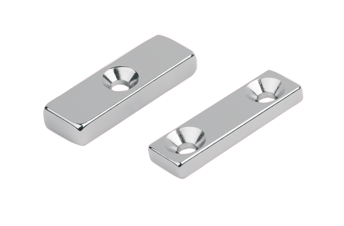 Raw magnets (disc magnets) with a hole, made from NdFeB, high magnetic force