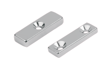 Magnety valcové &ndash; Surové magnety (diskové magnety) s otvorem z NdFeB, vysoká přilnavá síla