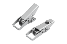 Draw latches &ndash; Steel or stainless steel toggle latches with wide clamping bracket, up to 2000 N, with concealed screw holes