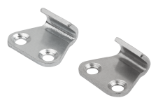 New Products &ndash; Catch plates for toggle latches with wide clamping catch or movable triangular clamping bracket
