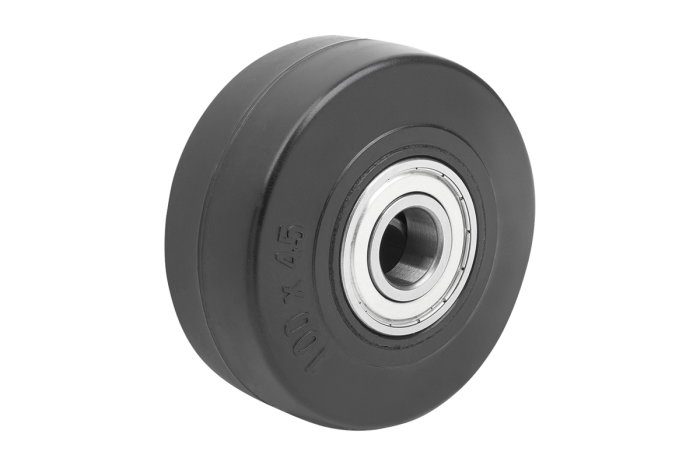Heavy-duty wheels with polyamide or steel wheel centres
